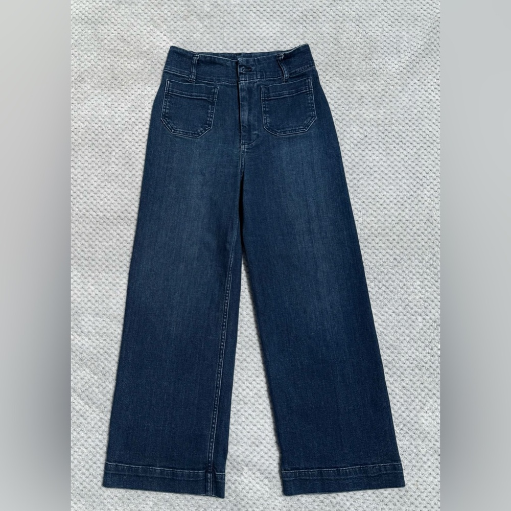 Anthropologie Pilcro wide leg blue jeans size 26